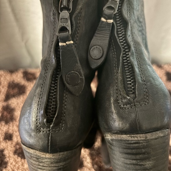 Rag & Bone Black Heeled Boots - Picture 8 of 9